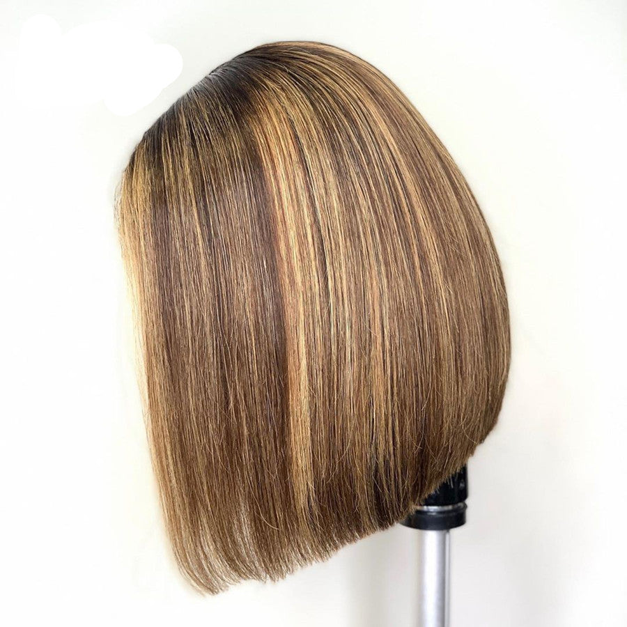 Side split color wig Side split color wig